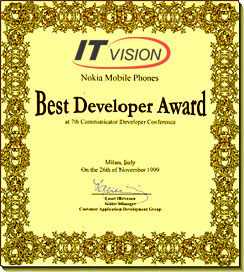 Nokia award
